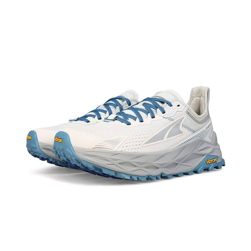 Sapatilhas Trail Running Altra OLYMPUS 5 Feminino Branco Azuis | AL4361U65