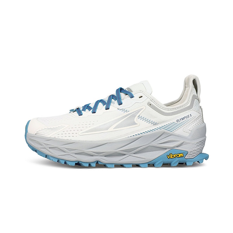 Sapatilhas Trail Running Altra OLYMPUS 5 Feminino Branco Azuis | AL4361U65