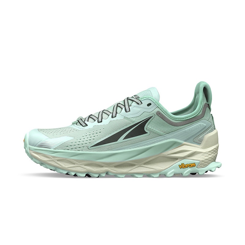 Sapatilhas Trail Running Altra OLYMPUS 5 Feminino Prateadas Azuis | AL5127A31