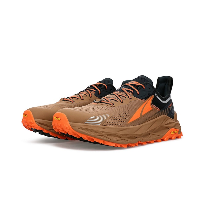 Sapatilhas Trail Running Altra OLYMPUS 5 Masculino Marrom | AL8463H32