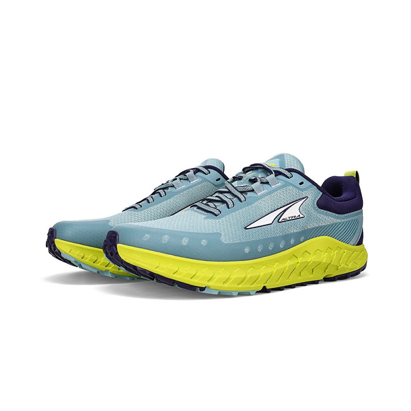 Sapatilhas Trail Running Altra OUTROAD 2 Feminino Azuis Verdes | AL4759L95