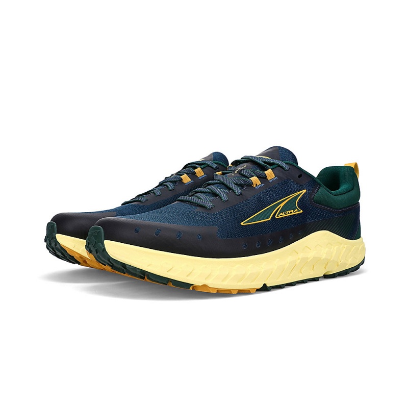 Sapatilhas Trail Running Altra OUTROAD 2 Masculino Azuis Amarelas | AL1457C61