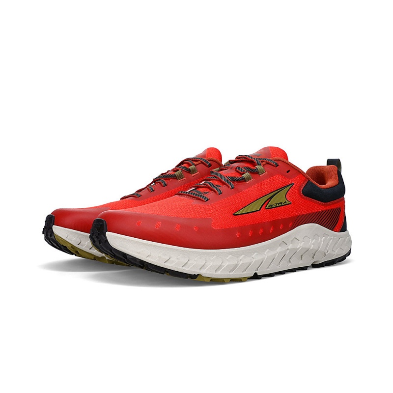 Sapatilhas Trail Running Altra OUTROAD 2 Masculino Pretas Vermelhas | AL3041V94