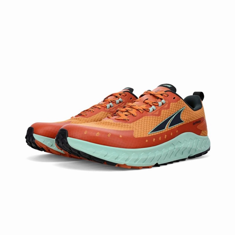 Sapatilhas Trail Running Altra OUTROAD Masculino Verdes Laranja | AL4215E43