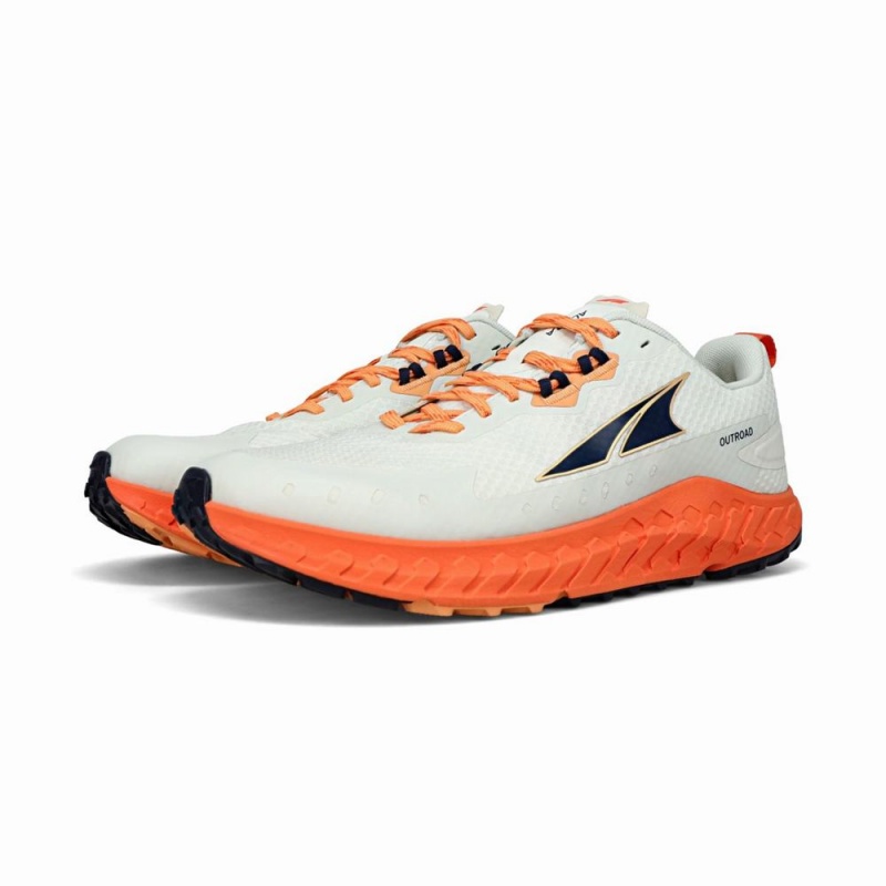 Sapatilhas Trail Running Altra OUTROAD Masculino Branco Laranja | AL1987R94