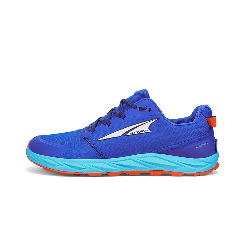 Sapatilhas Trail Running Altra SUPERIOR 6 Masculino Azuis | AL8267Z78