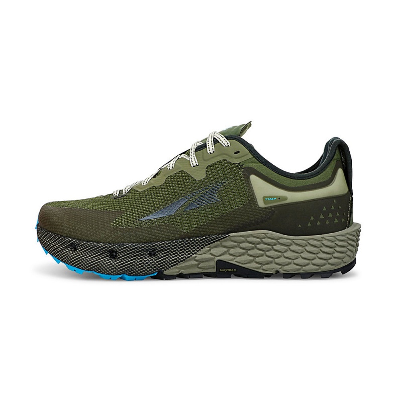 Sapatilhas Trail Running Altra TIMP 4 Masculino Verde Oliva | AL2478N96