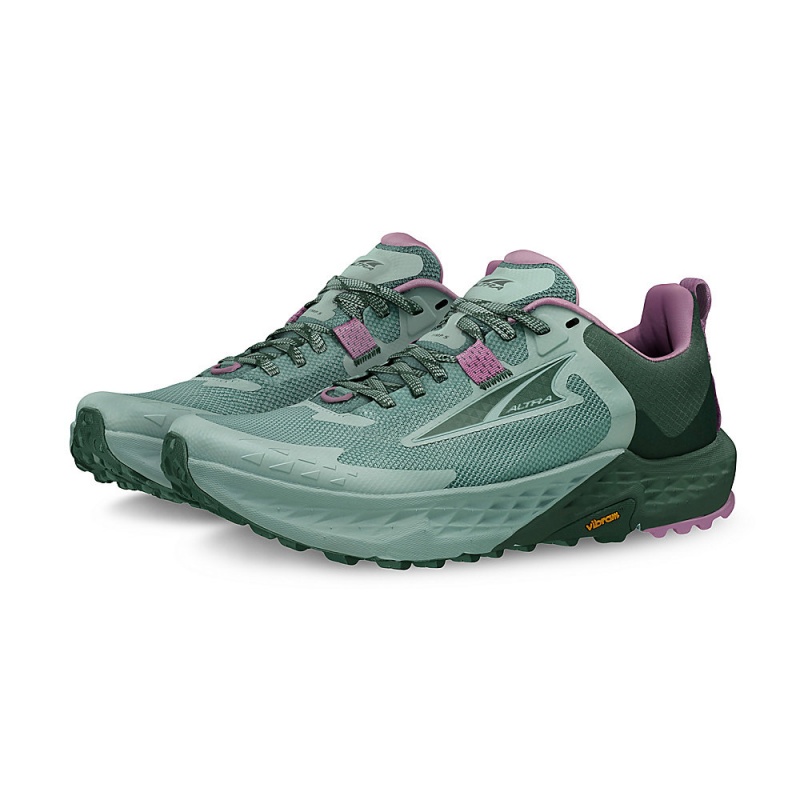 Sapatilhas Trail Running Altra TIMP 5 Feminino Verdes | AL7534V64