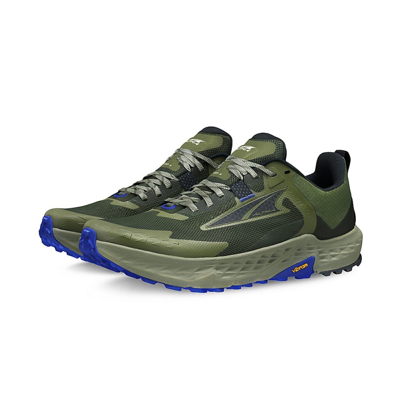 Sapatilhas Trail Running Altra TIMP 5 Masculino Verde Oliva | AL4962W52