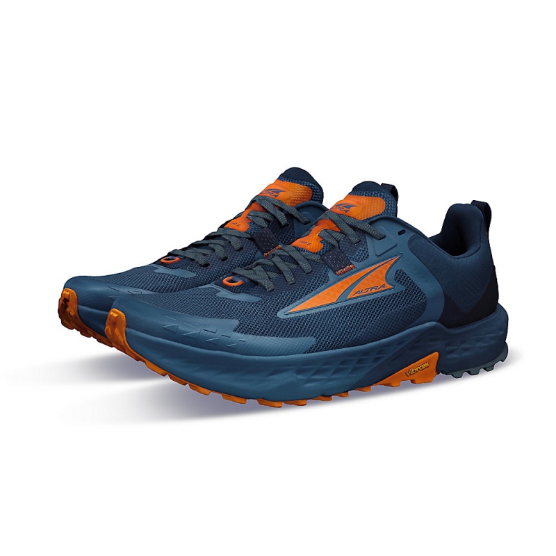 Sapatilhas Trail Running Altra TIMP 5 Masculino Azuis Laranja | AL5094E36