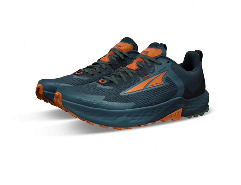 Sapatilhas Trail Running Altra TIMP 5 Masculino Azuis Laranja | AL1489R10